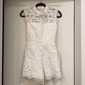 Alexis White Lace Romper